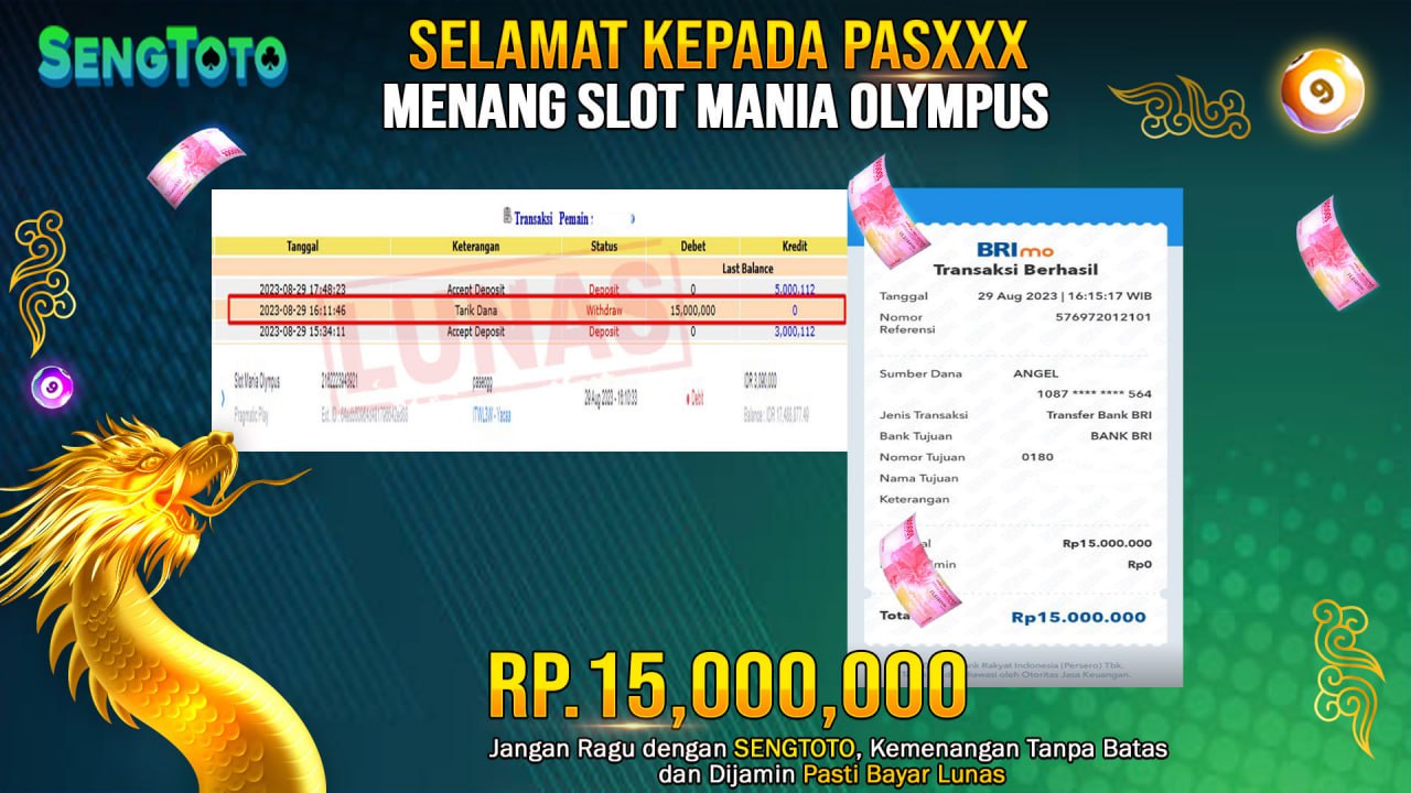 BUKTI PEMBAYARAN JACKPOT TOGEL TOTO MACAU DI BAYAR LUNAS !