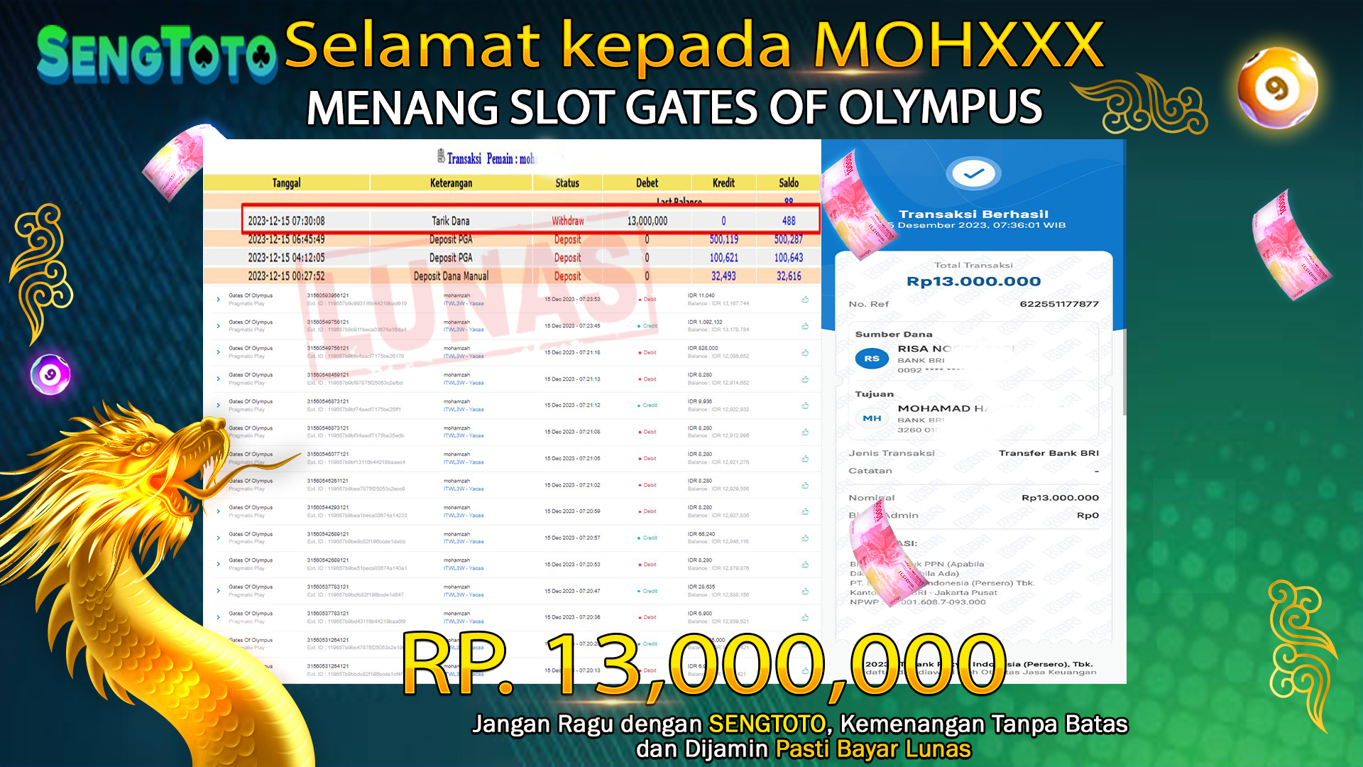 BUKTI PEMBAYARAN SLOT GATES OF OLYMPUS