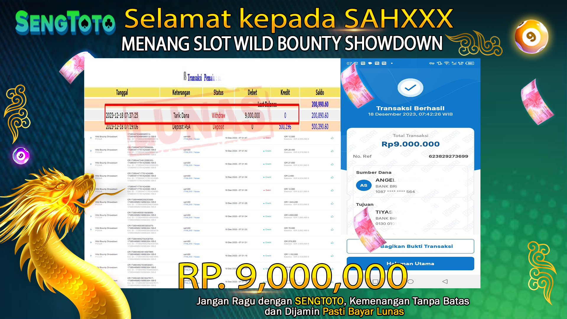 BUKTI PEMBAYARAN SLOT WILD BOUNTY SHOWDOWN
