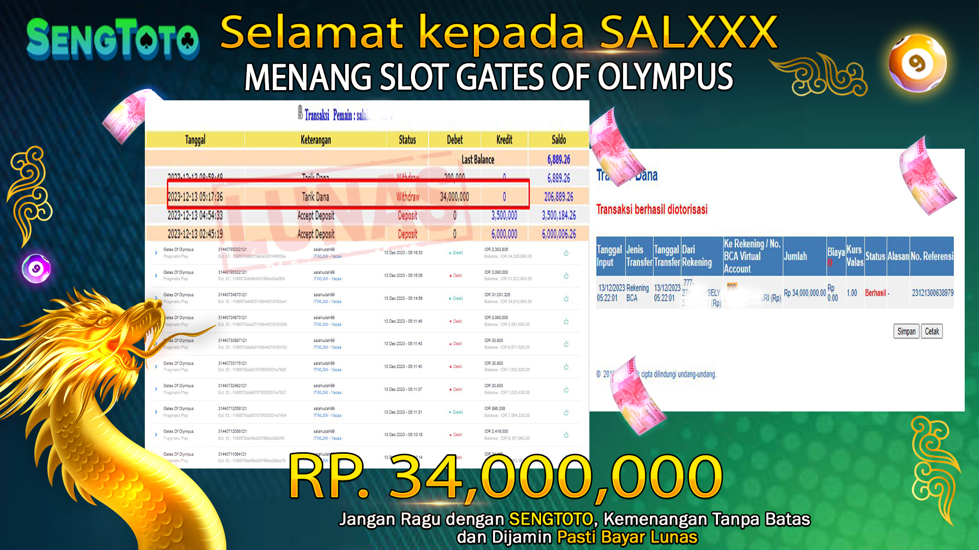 BUKTI PEMBAYARAN SLOT GATES OF OLYMPUS
